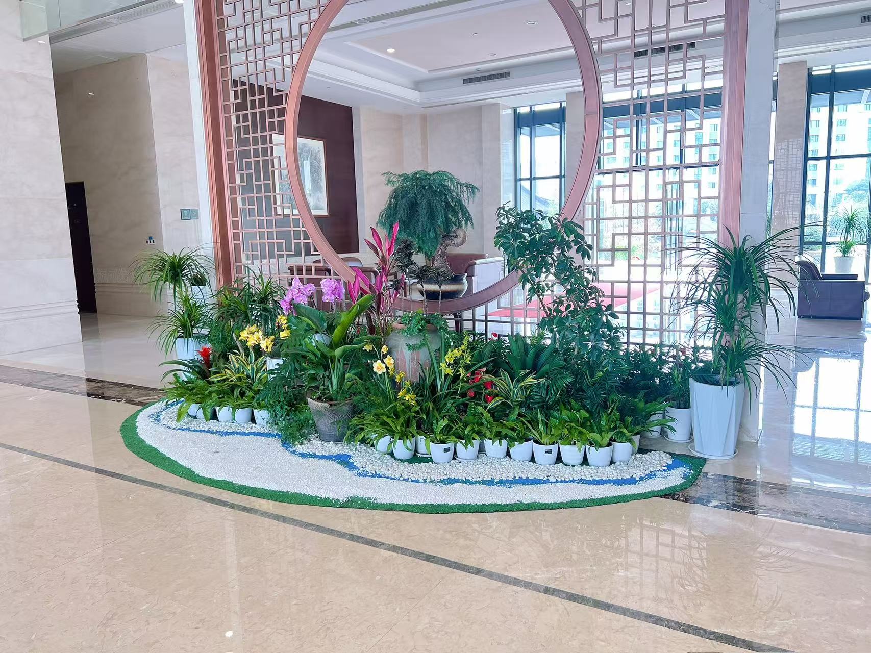 “镇海花木租赁设计验